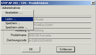 Produktdaten laden