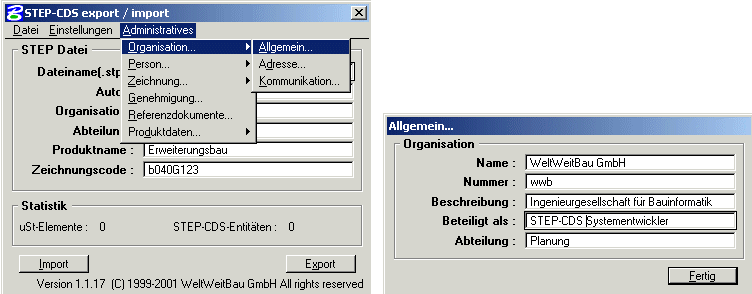 AdmindatenEinträge