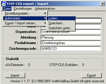 AdminDateiLaden