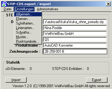 AllgemeineEinstellungenLaden