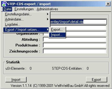 ImportDateiSetzen